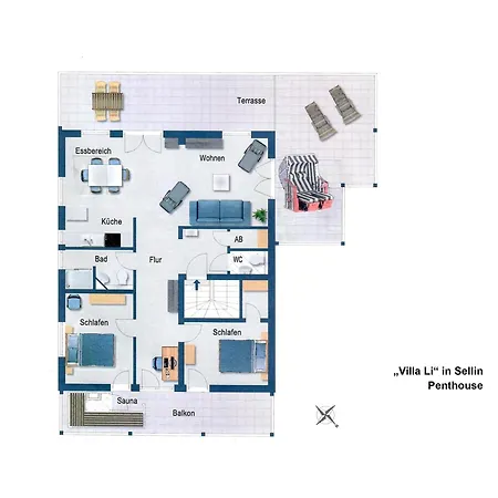 Li - Penthouse Apartmán *